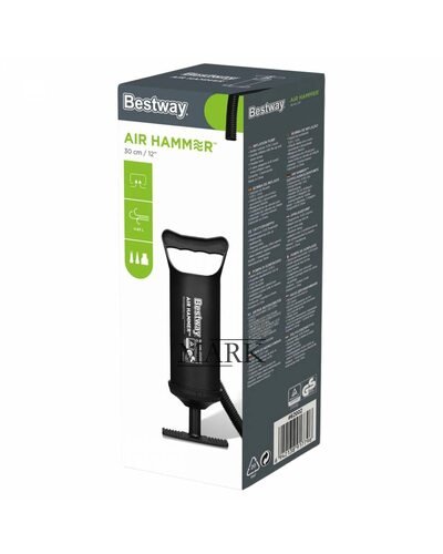 Ручной насос для надувных изделий BestWay 62002 Air Hammer 30 см (объем 0.85 л) (LM)