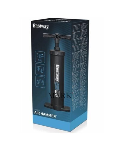 Ручной насос для надувных изделий BestWay 62030 48 см объем 3,5 л (LM)