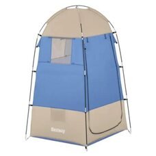 Туристичний намет душ-туалет для кемпінгу і дачі BestWay 68002 190*110см Блакитний (LM)