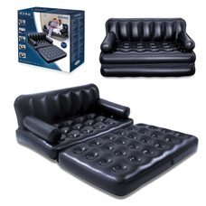 Надувний диван-ліжко трансформер Bestway 75054 188 х 152 х 64 см Чорний (LM) 