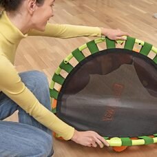 Детский батут для маленьких детей с ручкой BestWay 59100 «Чудесный прыжок» 91*96 см (LM)