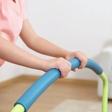 Детский батут для маленьких детей с ручкой BestWay 59100 «Чудесный прыжок» 91*96 см (LM)