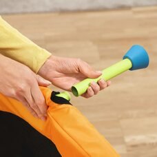 Детский батут для маленьких детей с ручкой BestWay 59100 «Чудесный прыжок» 91*96 см (LM)