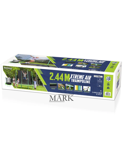 Детский каркасный батут с защитой BestWay 59102 244*220 см (LM)