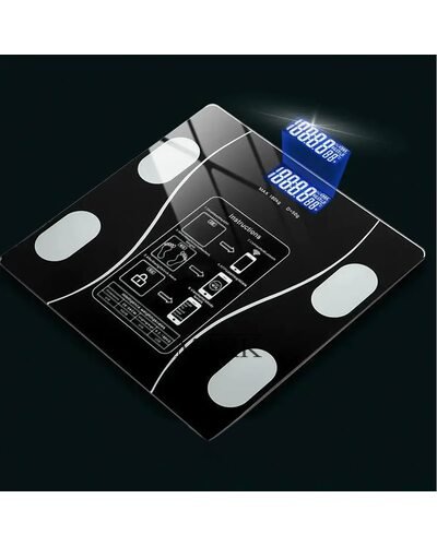 Умные напольные весы Sokany SK-19019 с Bluetooth и показателями анализа тела, Черный (4393)