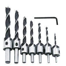 Набір свердел для конфірмату 7 шт (YAB)