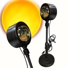 Лампа LED Q7 для селфи с проекцией заката Sunset Lamp 28-38 см, Sun (YAB)