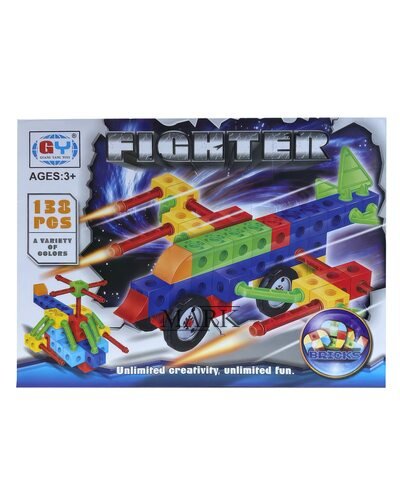 Детский игровой развивающий конструктор Fickter» №8030 138 деталей