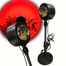 Лампа LED Q7 для селфи с проекцией заката Sunset Lamp 28-38 см, Sunset red (YAB)