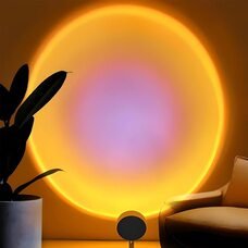 Лампа LED Q7 для селфі з проекцією заходу сонця Sunset Lamp 28-38 см, Sunset  (YAB)