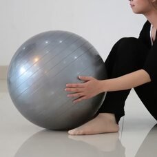 М'яч для фітнесу фітбол Yoga Ball 75 см Сірий HA-710)