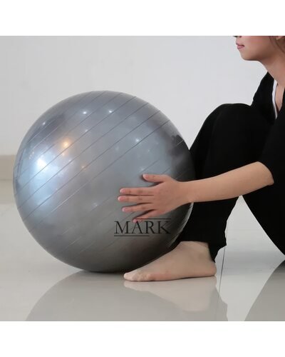 Мяч для фитнеса фитбол Yoga Ball 75 см Серый (HA-710)