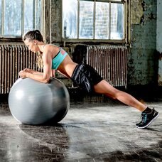 М'яч для фітнесу фітбол Yoga Ball 75 см Сірий HA-710)