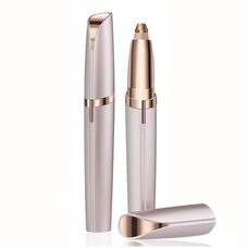 Женский триммер для бровей Finishing Touch Flawless Brows подсветка, питание от батарейки, Серый (YAB)