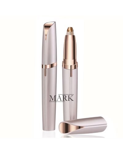 Женский триммер для бровей Finishing Touch Flawless Brows подсветка, питание от батарейки, Серый (YAB)