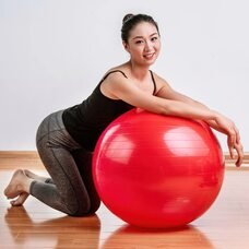 М'яч для фітнесу фітбол Yoga Ball 75 см Червоний (HA-710)