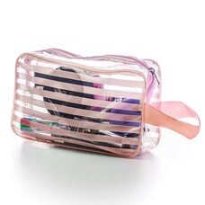 Дорожня косметична сумка-пенал для поїздок 20×12×7 см Бежевий (YAB)