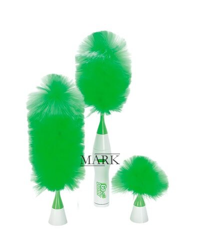 Электрическая щетка для пыли с вращательной насадкой Go Duster 3 в 1, щетка для легкой уборки, Зеленый (YAB)
