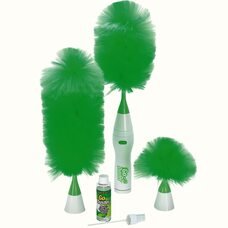 Электрическая щетка для пыли с вращательной насадкой Go Duster 3 в 1, щетка для легкой уборки, Зеленый (YAB)