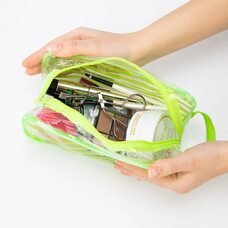 Дорожня косметична сумка-пенал для поїздок 20×12×7 см Зелений (YAB)