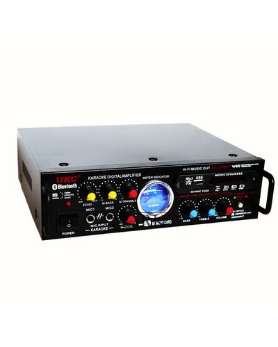 Усилитель звука UKC AV-339A + USB + FM + MP3 + Караоке+ Bluetooth с пультом (YAB)