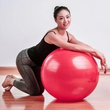 М'яч для фітнесу фітбол Yoga Ball 75 см Рожевий (HA-710)