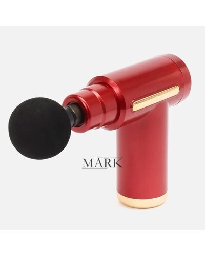 Вибрационный перфорированный аккумуляторный массажер для мышц Fascial Gun CY-720 Красный (YAB)