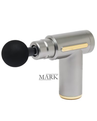 Вибрационный перфорированный аккумуляторный массажер для мышц Fascial Gun CY-720 Серый (YAB)