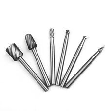 Набір твердосплавних борфрез зі швидкорізальної сталі, 6 шт. (YAB)