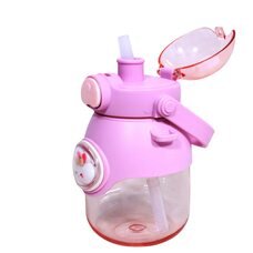 Пляшка дитяча для води пластикова Зайчик, 820 мл., Рожевий (YAB)