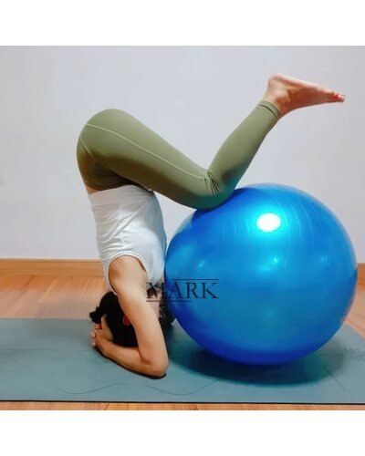 Мяч для фитнеса фитбол Yoga Ball 75 см Синий (HA-710)