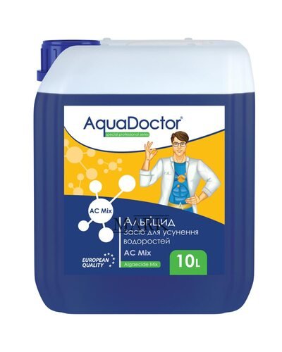 Химия для бассейна жидкий альгицид AquaDoctor АС MIX альгицид 10л 021870 (AT)