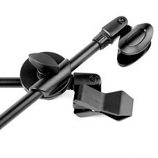 Універсальна регульована подвійна стійка-тримач для телефону/мікрофону MIC Stand "Журавель" 1,87м