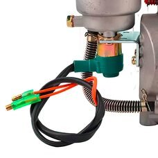 Бензиновий однофазний генератор з мідною обмоткою LUOTIAN 6500, 6,5 кВт 2в1 + Газовий карбюратор з редуктором 188F від 6 кВт