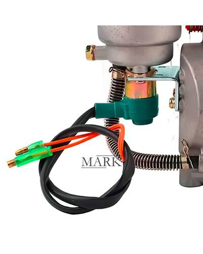 Бензиновый однофазный генератор с медной обмоткой LUOTIAN 6500, 6,5 кВт 2в1 + Газовый карбюратор с редуктором 188F от 6 кВт