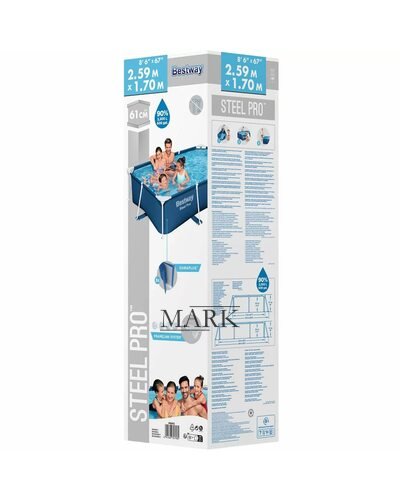 Каркасный бассейн Bestway 56401, 221 х 150 х 43 см 1200 л
