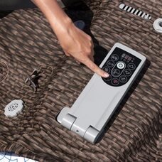 Надувне джакузі-СПА аеромасаж з підігрівом 7 місць, фільтр-насос Bestway 6001P 71*216 см 1260 л