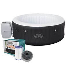 Надувное джакузи-СПА аэромассаж 4 места, фильтр-насос Lay-Z-Spa Miami, Bestway 6001D, 196 х 66 см 908 л