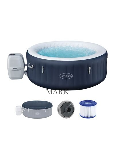 Надувное джакузи-СПА аэромассаж 4 места, фильтр-насос Lay-Z-Spa Miami, Bestway 6001C, 180 х 66 см 669 л
