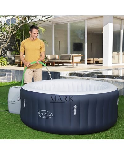 Надувное джакузи-СПА аэромассаж 4 места, фильтр-насос Lay-Z-Spa Miami, Bestway 6001C, 180 х 66 см 669 л