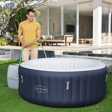 Надувне джакузі-СПА аеромасаж 4 місця, фільтр-насос Lay-Z-Spa Miami, Bestway 6001D, 196 х 66 см 908 л