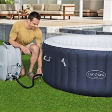 Надувне джакузі-СПА аеромасаж 4 місця, фільтр-насос Lay-Z-Spa Miami, Bestway 6001D, 196 х 66 см 908 л