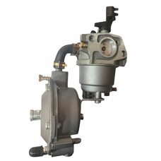 Бензиновий однофазний генератор з мідною обмоткою LUOTIAN 3800, 3,5 кВт 2в1 + Газовий карбюратор з редуктором 168F від 1 кВт до 4,5 кВт