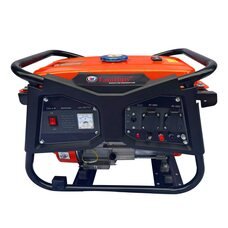Бензиновий однофазний генератор з мідною обмоткою LUOTIAN 3800, 3,5 кВт 2в1 + Газовий карбюратор з редуктором 168F від 1 кВт до 4,5 кВт