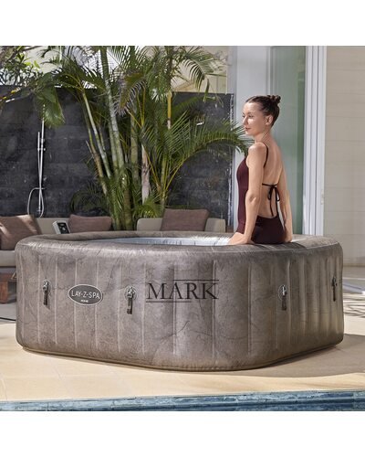 Надувное джакузи-СПА аэромассаж 6 мест, фильтр-насос Lay-Z-Spa Rome, Bestway 6001K, 180 х 71 см 840 л