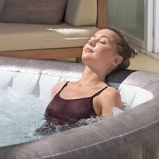 Надувне джакузі-СПА аеромасаж з підігрівом 6 місць, фільтр-насос Lay-Z-Spa Rome, Bestway 6001K, 180 х 71 см 840 л