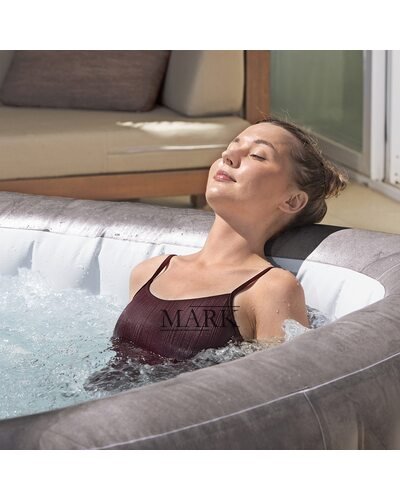 Надувное джакузи-СПА аэромассаж 6 мест, фильтр-насос Lay-Z-Spa Rome, Bestway 6001K, 180 х 71 см 840 л