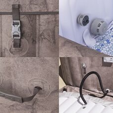 Надувне джакузі-СПА аеромасаж з підігрівом 6 місць, фільтр-насос Lay-Z-Spa Rome, Bestway 6001K, 180 х 71 см 840 л