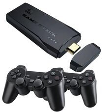 Портативна бездротова ігрова приставка-консоль Game Stick Lite 64 Gb для ТВ 4k Ultra HD 2 геймпади (626)