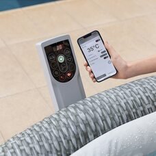 Надувне джакузі-СПА аеромасаж 6 місць, фільтр-насос Lay-Z-Spa Bali, Bestway 6001N, 196 х 71 см 980 л